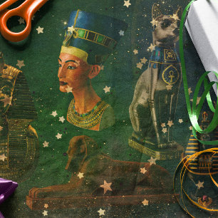 Papel De Seda Estatua de Egipto