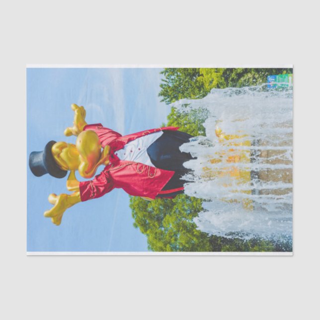 Papel De Seda Estatua de Gardaland, Italia (Anverso)