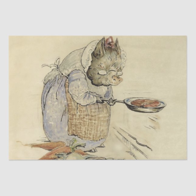 Papel De Seda Este cerdo tenía carne de Beatrix Potter (Anverso)