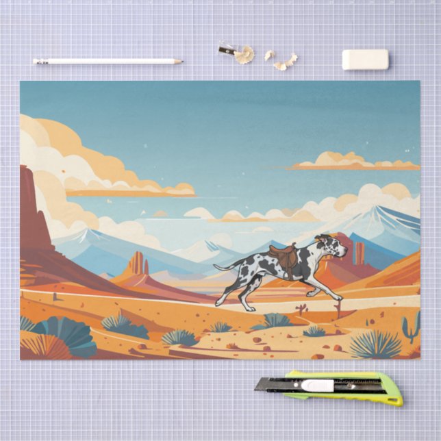 Papel De Seda Este Gran Danés que no puedes montar (Artesanía)