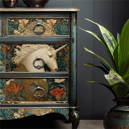 Papel De Seda Estilo botánico Art Nouveau de William Morris de U