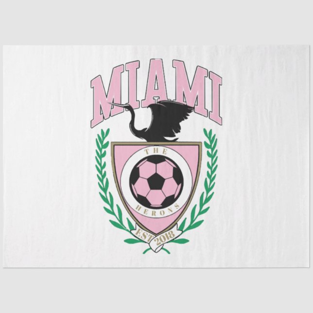 Papel De Seda Estilo de diversidad de fútbol de Miami (Anverso)