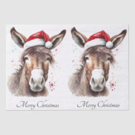 Papel De Seda Estilo de embalaje navideño rancho rústico