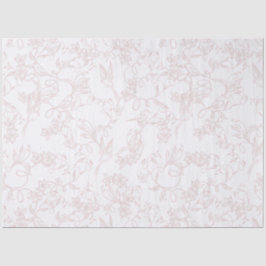 Papel De Seda Estilo de Empaquetado Femenino Pink Allure Blush
