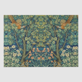 Papel De Seda Estilo de época de diseño de William Morris