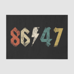 Papel De Seda Estilo de rock 80 retro anti Trump