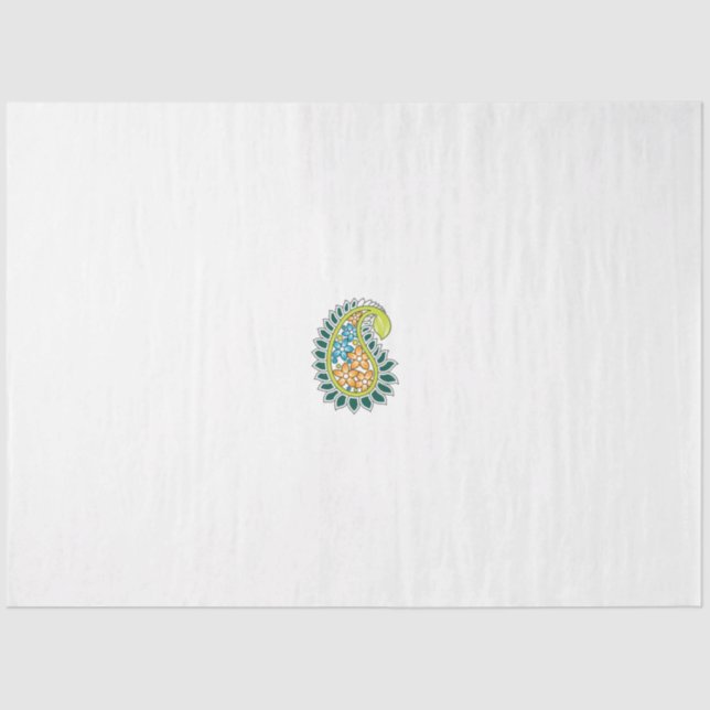 Papel De Seda Estilo decorativo, verde azul oscuro, wattle (Anverso)