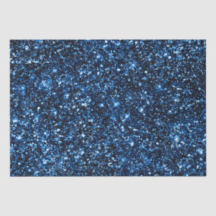 Papel De Seda Estilo Patrón Glam Brillo Brillo Azul Real
