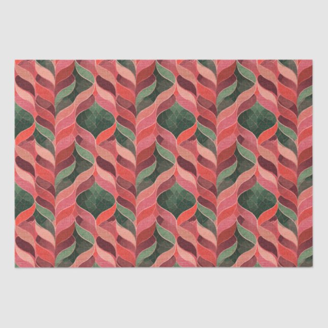 Papel De Seda Estilo retro decorativo de los años 60 (Anverso)