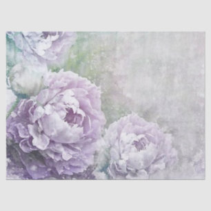 Papel De Seda Estilo Shabby Chic Serie Lila Diseño 10