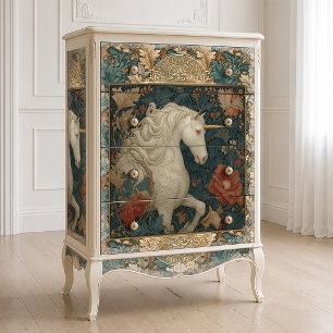 Papel De Seda Estilo Unicornio Floral Vintage de William Morris