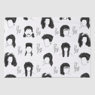 Papel De Seda Estilos de cabello de los años 80