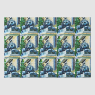 Papel De Seda Estimado Felino