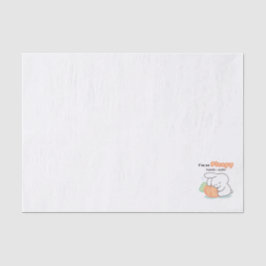 Papel De Seda Estoy tan feliz: conejito abrazando a la zanja Pil