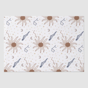 Papel De Seda Estrella celeste, sol y luna