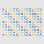Papel De Seda Estrella de David Colorful<br><div class="desc">Hanukkah Star of David Pattern</div>