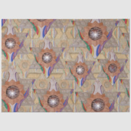 Papel De Seda 'Estrella de David' en cuero y ante