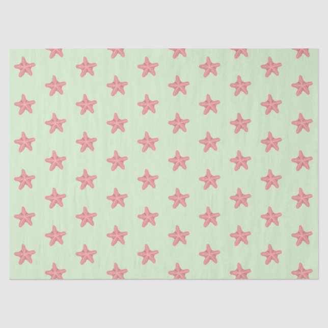 Papel De Seda  Estrella de mar adorable  (Anverso)