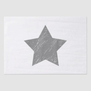 Papel De Seda Estrella gris con molestias estelares