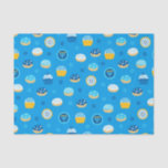 Papel De Seda Estrella judía de Chanukah Cupcakes Blue<br><div class="desc">Papel de papel tisular Chanukah divertido para niños o regalos para adultos. Mezclar y coincidir con nuestra otra colección de envolturas de regalo de Chanukah.</div>