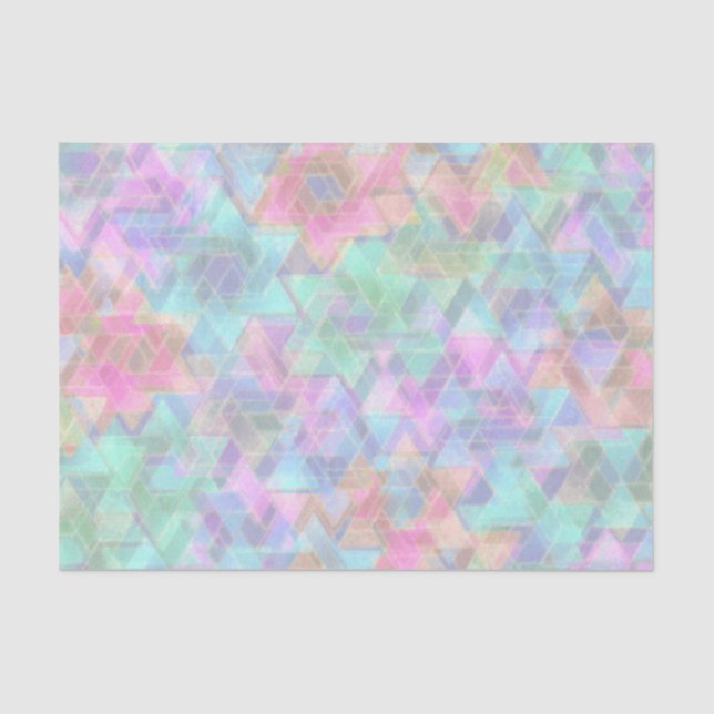 Papel De Seda Estrella Pastel de David Pattern (Anverso)
