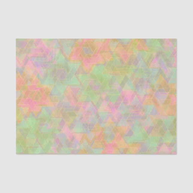 Papel De Seda Estrella Pastel de David Pattern (Anverso)