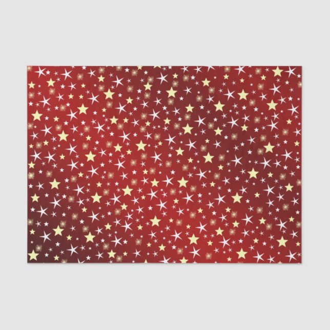 Papel De Seda estrella roja, forma, brillante, diseño, gráfico,  (Anverso)