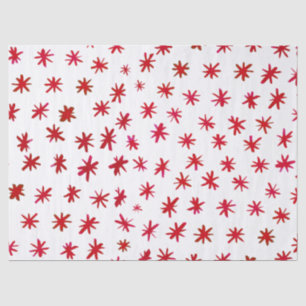 Papel De Seda Estrellas acuáticas - rojo