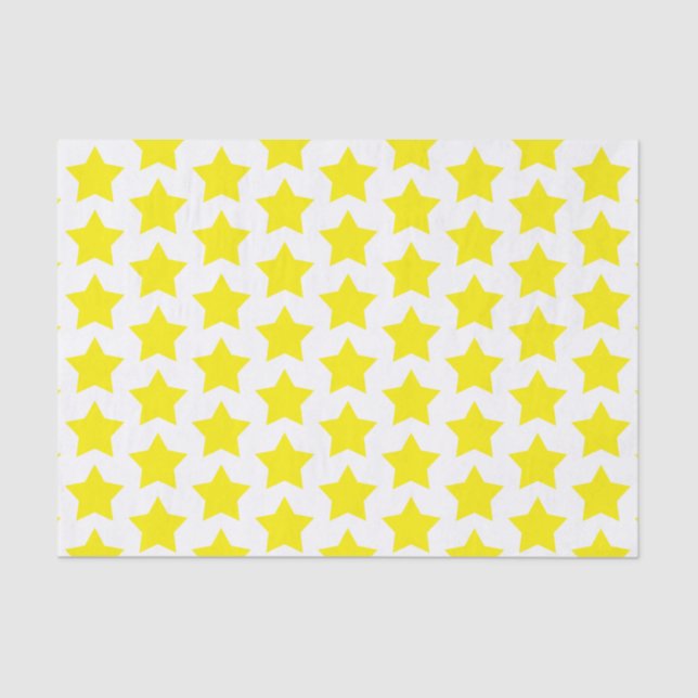 Papel De Seda Estrellas amarillas (Anverso)