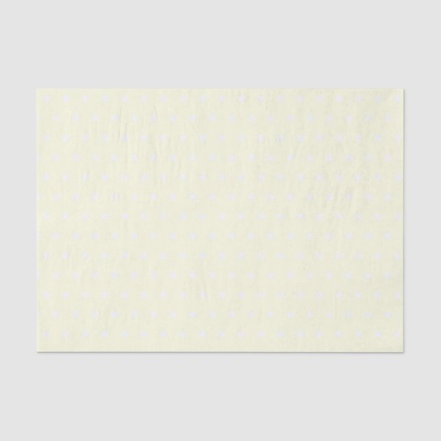 Papel De Seda Estrellas amarillas y blancas (Anverso)