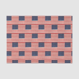 Papel De Seda Estrellas antiguas y banderas americanas