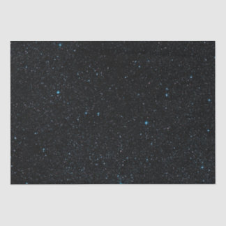 Papel De Seda Estrellas Azules Espacio Oscuro