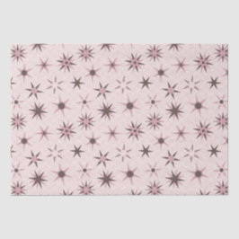 Papel De Seda Estrellas de Geo Rosa bonito - patrón.