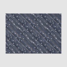 Papel De Seda Estrellas de Madera Azul Rústica