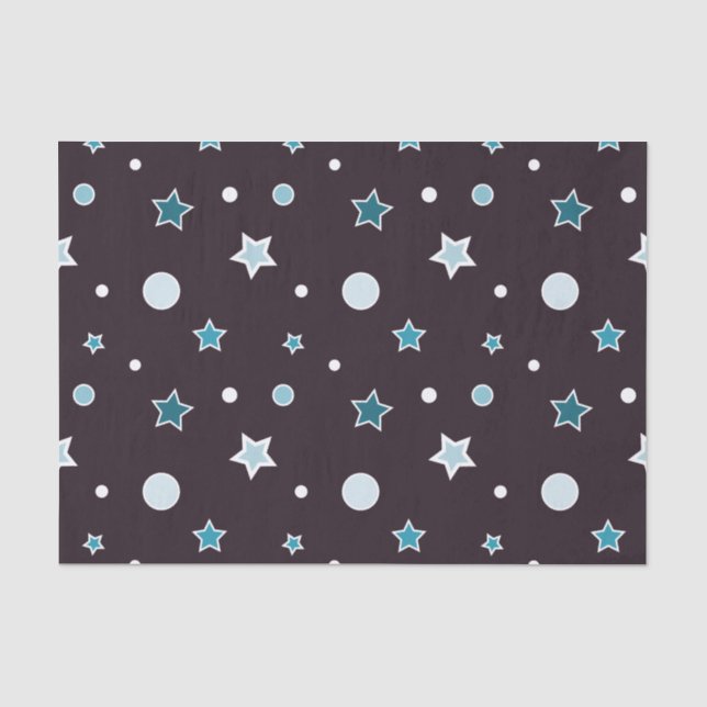 Papel De Seda Estrellas de Navidad (Anverso)