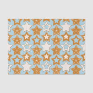 Papel De Seda Estrellas de pan de jengibre (Fiestas)