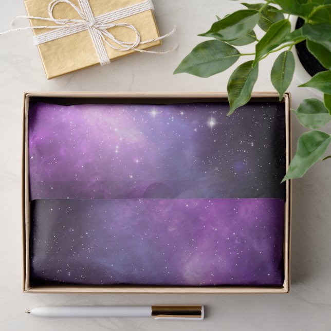 Papel De Seda Estrellas del Universo Galaxia Sol Dios Espacio Ex (Regalo )