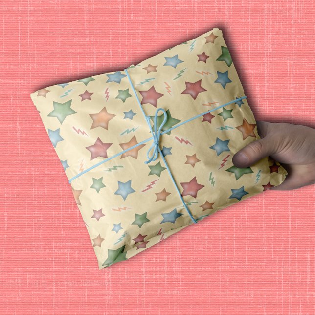 Papel De Seda Estrellas divertidas para el bebé (Subido por el creador)