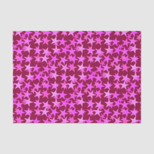 Papel De Seda Estrellas geométricas modernas, vino de Borgoña y 