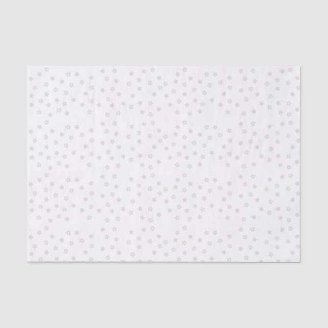 Papel De Seda Estrellas grises (Anverso)