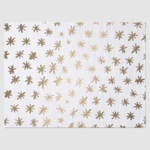 Papel De Seda Estrellas metálicas - oro