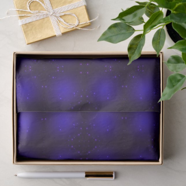 Papel De Seda Estrellas moradas (Regalo )