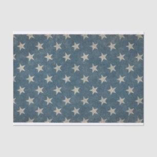 Papel De Seda Estrellas onduladas con fondo azul