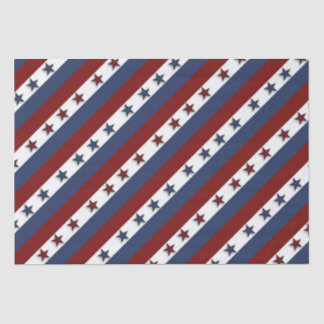 Papel De Seda Estrellas patrióticas y rayas