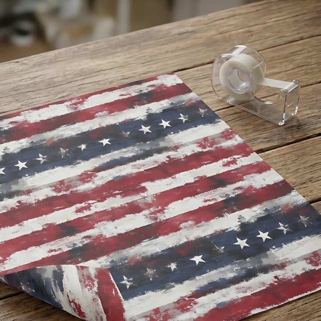 Papel De Seda Estrellas y Franjas Rústicas Americanas – 10lb, 17 (Subido por el creador)