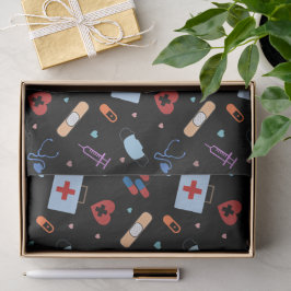 Papel De Seda Estudiante de Enfermería de Enfermeras RN | Patrón