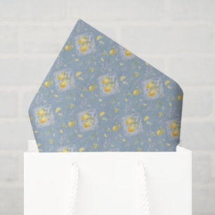 Papel De Seda Estudio Costero Huerta Amalfi Azul Ventoso