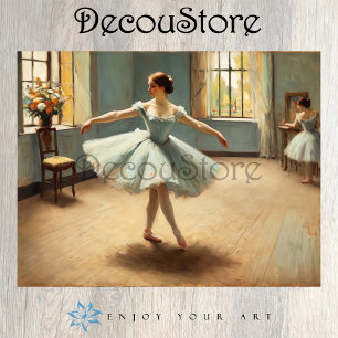 Papel De Seda Estudio de bailarina clásica Decoupage