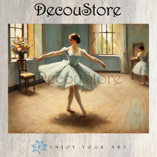 Papel De Seda Estudio de bailarina clásica Decoupage