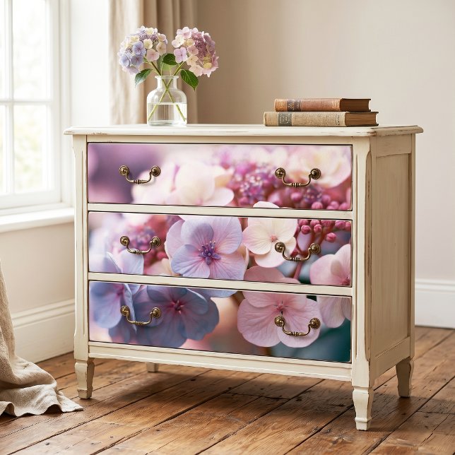 Papel De Seda Eterio Decoupage de Hortensias en Lavanda Pastel (Subido por el creador)